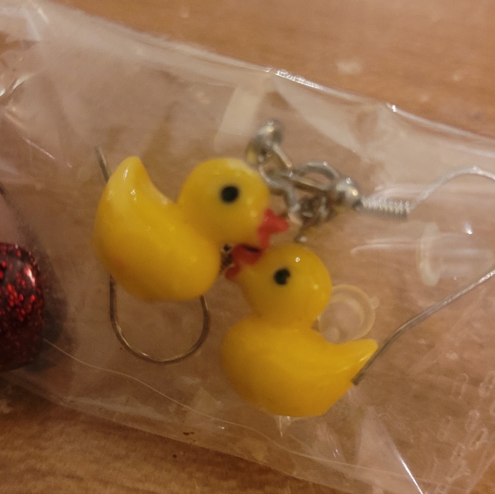 Ducky Earrings!